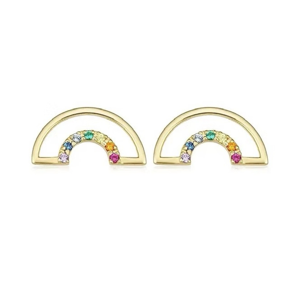 NIB: Dorothy Rainbow Stud Earrings